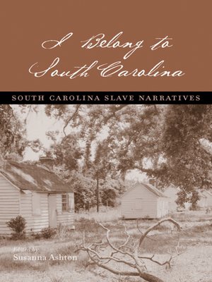 cover image of I Belong to South Carolina